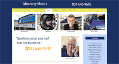 Desktop Screenshot of montereymotors.com